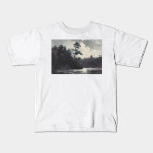 Adirondack Lake by Winslow Homer Kids T-Shirt